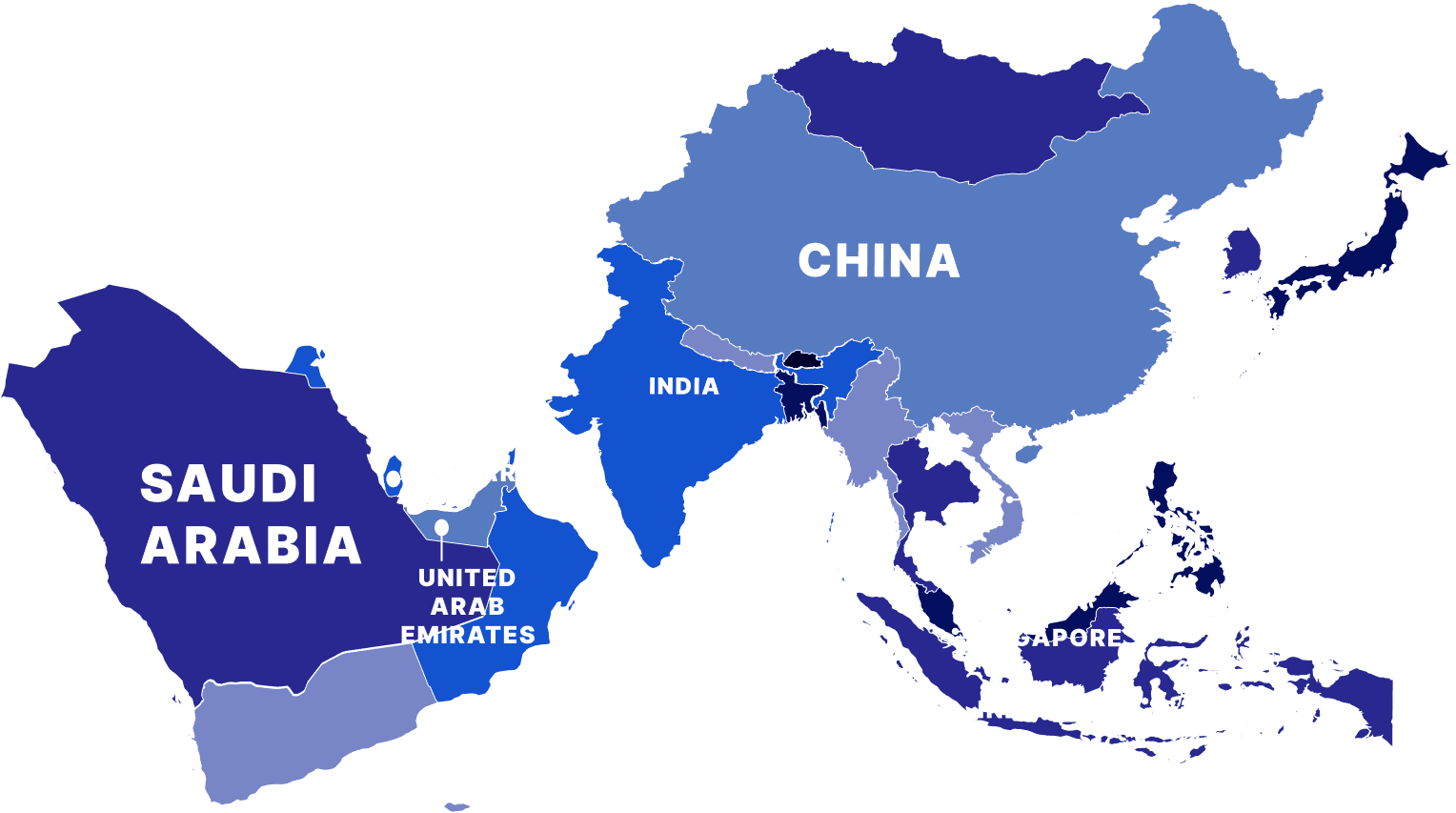 Global presence map